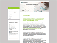 Tablet Screenshot of genesisareadevelopment.com